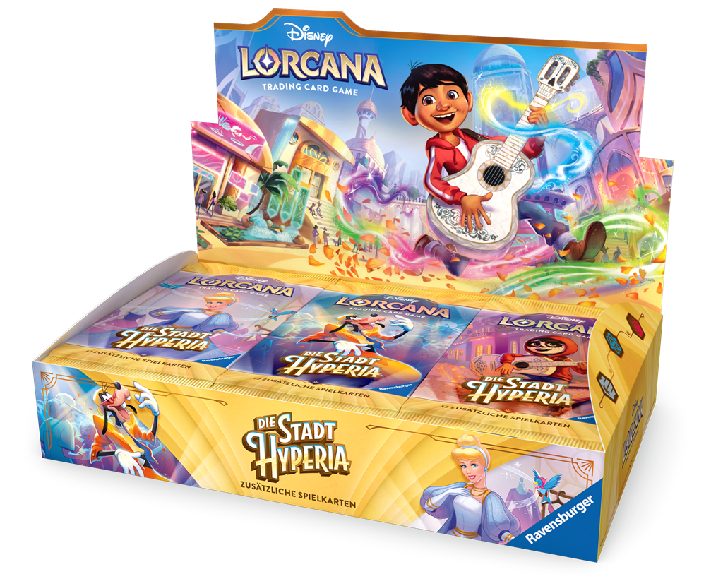 Disney Lorcana: Die Stadt Hyperia Booster Display (24 Packs)