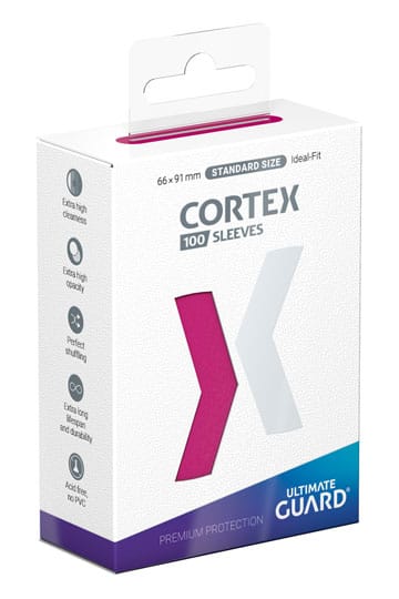 Ultimate Guard Cortex Sleeves Standardgröße Pink (100)