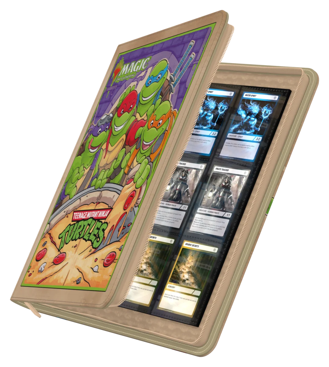 Zipfolio 480 Xenoskin Magic: The Gathering | Teenage Mutant Ninja Turtles - Pizza Box