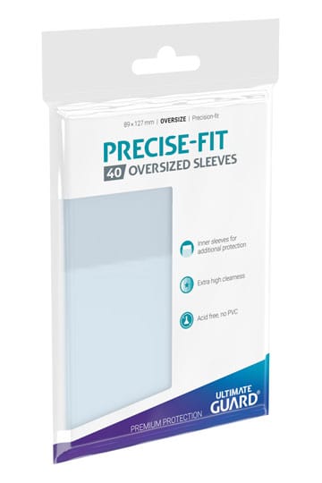 Ultimate Guard Precise-Fit Sleeves Oversized Transparent (40)