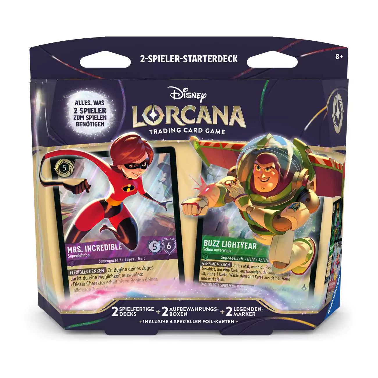 Disney Lorcana Unbekannte Wildnis Zwei Spieler-Starterdeck