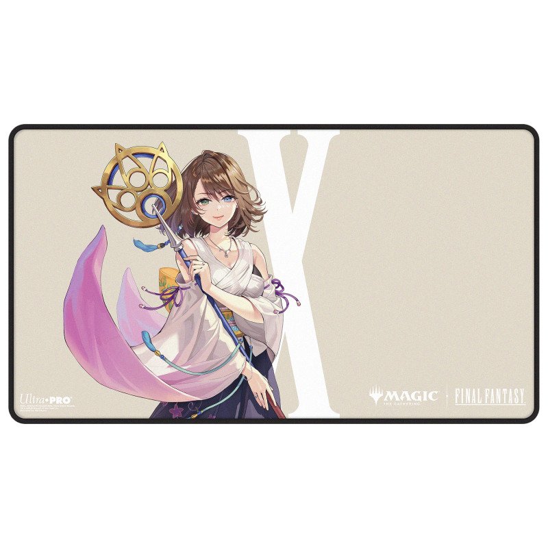 UP - Magic: The Gathering: Black-Stitched Playmat: FINAL FANTASY: Yuna, Grand Summoner