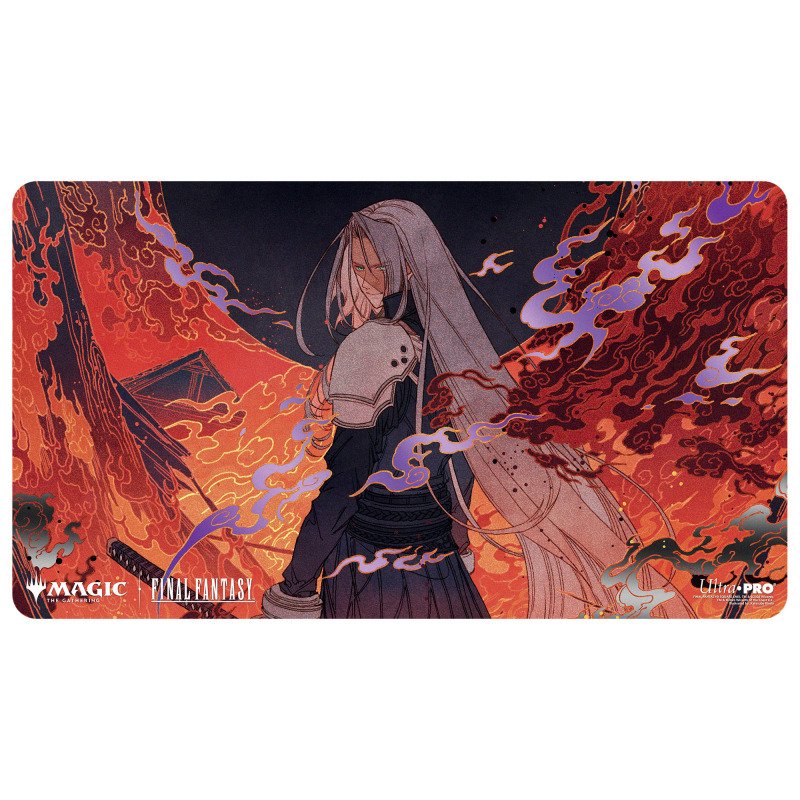 UP - Magic: The Gathering: Foil Playmat: FINAL FANTASY: Nibelheim Aflame